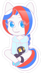 Size: 600x1065 | Tagged: safe, artist:up1ter, oc, oc:azenet, oc:marussia, species:anthro, species:earth pony, species:human, species:pony, nation ponies, g4, braid, female, humanized, russia, simple background, snake, solo, transparent background