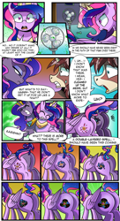 Size: 1800x3304 | Tagged: safe, artist:candyclumsy, commissioner:bigonionbean, writer:bigonionbean, oc, oc:king speedy hooves, oc:princess luminescent love, oc:princess morning star, oc:queen galaxia, species:alicorn, species:pony, comic:the fusion flashback 2, g4, alicorn princess, angry, basement, blushing, butt, canterlot, canterlot castle, chamber, comic, cutie mark, dat ass was fat, dat butt, embarrassed, ethereal mane, extra thicc, fan, flank, flashback, forced, fusion, fusion:king speedy hooves, fusion:princess luminescent love, fusion:princess morning star, fusion:queen galaxia, jewelry, magic, meme, merge, plot, royalty, secret room, shocked, surprised, swelling