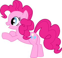 Size: 3500x3298 | Tagged: safe, artist:theshadowstone, character:pinkie pie, female, simple background, solo, transparent background, vector