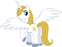 Size: 3846x2920 | Tagged: safe, artist:theshadowstone, character:prince blueblood, species:alicorn, species:pony, bluecorn, male, simple background, solo, transparent background, vector