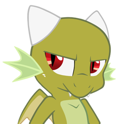 Size: 500x487 | Tagged: safe, artist:queencold, oc, oc only, species:dragon, baby dragon, dragon oc, simple background, solo, transparent background