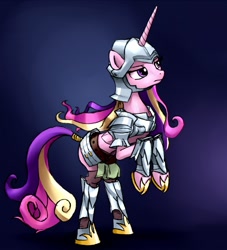 Size: 818x900 | Tagged: safe, artist:gsphere, character:princess cadance, armor, female, solo