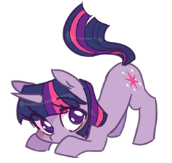 Size: 971x919 | Tagged: safe, artist:rileyav, character:twilight sparkle, cute, female, solo, tail whip, tail wiggle, twiabetes
