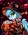 Size: 2550x3209 | Tagged: safe, artist:pridark, part of a set, oc, oc:blackberry frost, species:bat pony, species:pony, g4, bat pony oc, bat wings, candy, clothing, commission, food, halloween, hat, high res, holiday, jack-o-lantern, open mouth, pumpkin, pumpkin bucket, socks, solo, striped socks, wings, witch hat, ych result