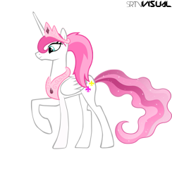 Size: 699x716 | Tagged: safe, artist:illumnious, oc, oc only, species:alicorn, species:pony, alicorn oc, simple background, solo, transparent background, vector