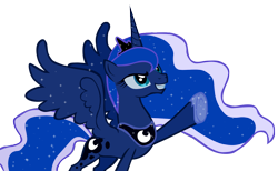 Size: 1038x641 | Tagged: safe, artist:illumnious, character:princess luna, episode:luna eclipsed, g4, my little pony: friendship is magic, female, simple background, solo, transparent background, vector