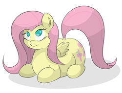 Size: 2025x1545 | Tagged: safe, artist:graphenescloset, character:fluttershy, chubby, dock, fat, fattershy, female, solo