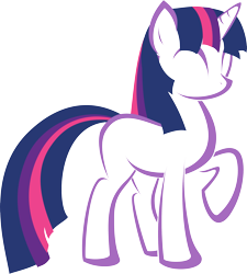 Size: 2997x3337 | Tagged: safe, artist:up1ter, character:twilight sparkle, species:pony, species:unicorn, eyes closed, female, high res, hooves, horn, lineart, mare, minimalist, raised hoof, simple background, solo, transparent background