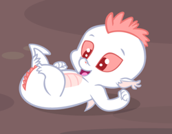 Size: 400x312 | Tagged: safe, artist:queencold, character:fizzle, species:dragon, age regression, baby, baby dragon, cute, fizzabetes, male, solo