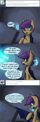 Size: 1280x3906 | Tagged: safe, artist:darkflame75, character:scootaloo, species:bat pony, species:pegasus, species:pony, bat ponified, comic, female, race swap, scootabat, solo, student of the night, tumblr