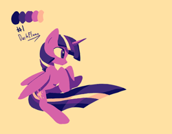 Size: 500x389 | Tagged: safe, artist:darkflame75, character:twilight sparkle, character:twilight sparkle (alicorn), species:alicorn, species:pony, female, limited palette, mare, solo