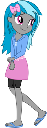 Size: 3000x8190 | Tagged: safe, artist:theshadowstone, oc, oc only, oc:star flower, my little pony:equestria girls, clothing, sandals, skirt, solo, sweater