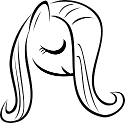 Size: 3188x3126 | Tagged: safe, artist:up1ter, character:fluttershy, species:pegasus, species:pony, eyes closed, female, high res, lineart, mare, simple background, smiling, solo, transparent background, vector, wings