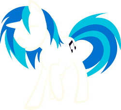 Size: 3398x3066 | Tagged: safe, artist:up1ter, character:dj pon-3, character:vinyl scratch, species:pony, species:unicorn, cutie mark, eyes closed, female, high res, hooves, horn, lineart, mare, raised hoof, simple background, solo, transparent background, vector