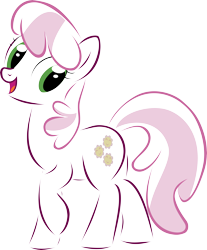 Size: 8284x10018 | Tagged: safe, artist:up1ter, character:cheerilee, species:earth pony, species:pony, absurd resolution, cutie mark, female, hooves, lineart, mare, open mouth, raised hoof, simple background, solo, transparent background, vector