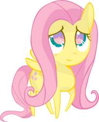 Size: 8146x10051 | Tagged: safe, artist:up1ter, character:fluttershy, absurd resolution, female, looking up, simple background, solo, transparent background, vector