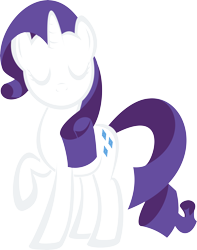Size: 7938x10061 | Tagged: safe, artist:up1ter, character:rarity, species:pony, species:unicorn, absurd resolution, cutie mark, eyes closed, female, hooves, horn, lineart, mare, raised hoof, simple background, solo, transparent background, vector