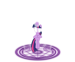 Size: 3094x2551 | Tagged: safe, artist:up1ter, character:twilight sparkle, glowing eyes, high res, magic, magic circle