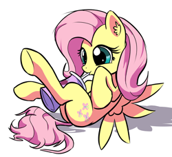 Size: 942x860 | Tagged: safe, artist:gsphere, character:fluttershy, species:pegasus, species:pony, cup, cute, drink, drinking, ear fluff, female, mare, shyabetes, simple background, solo, straw, white background
