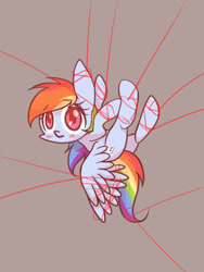 Size: 1200x1600 | Tagged: safe, artist:joycall6, character:rainbow dash, female, solo, string, tied