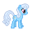 Size: 106x96 | Tagged: safe, artist:botchan-mlp, character:linky, character:shoeshine, species:earth pony, species:pony, desktop ponies, animated, background pony, blinking, female, mare, pixel art, simple background, solo, sprite, transparent background