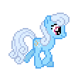 Size: 110x100 | Tagged: safe, artist:botchan-mlp, character:linky, character:shoeshine, desktop ponies, animated, female, pixel art, simple background, solo, sprite, transparent background, trotting, walk cycle