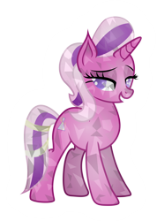 Size: 2888x4048 | Tagged: safe, artist:illumnious, oc, oc only, oc:crystal flares, oc:flares midnight, species:crystal pony, species:pony, species:unicorn, simple background, solo, transparent background, vector