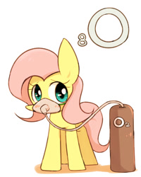 Size: 800x1000 | Tagged: safe, artist:joycall6, part of a set, character:fluttershy, series:joycall6's periodic table, blushing, chemistry, female, looking at you, oxygen, periodic table, respirator, solo