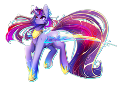 Size: 2698x1967 | Tagged: safe, artist:koveliana, character:twilight sparkle, character:twilight sparkle (alicorn), species:alicorn, species:pony, chromatic aberration, color porn, female, mare, solo
