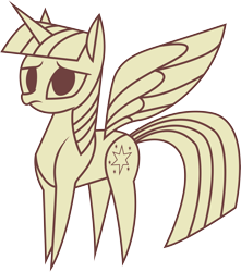 Size: 6903x7793 | Tagged: safe, artist:illumnious, character:twilight sparkle, character:twilight sparkle (alicorn), species:alicorn, species:pony, episode:amending fences, g4, my little pony: friendship is magic, .svg available, absurd resolution, bookhorse, female, mare, paper twilight, pointy ponies, simple background, sketchbook, solo, transparent background, vector
