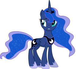 Size: 5981x5420 | Tagged: safe, artist:illumnious, character:princess luna, episode:do princesses dream of magic sheep?, .svg available, absurd resolution, female, simple background, solo, transparent background, vector, worried