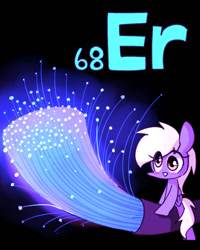 Size: 800x1000 | Tagged: safe, artist:joycall6, part of a set, character:derpy hooves, species:pegasus, species:pony, series:joycall6's periodic table, cute, derpabetes, erbium, female, fiber optic, mare, misleading thumbnail, optical fiber, periodic table, riding, solo