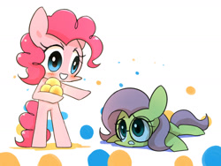 Size: 1600x1200 | Tagged: safe, artist:joycall6, character:fluttershy, character:pinkie pie, species:pony, bipedal, glasses, inside out, joy (inside out), pixar, sadness (inside out)