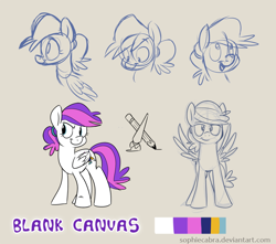 Size: 900x795 | Tagged: safe, artist:spainfischer, oc, oc only, oc:blank canvas, bronycon, bronycon mascots, contest, contest entry, reference sheet, sketch
