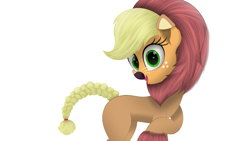 Size: 3840x2160 | Tagged: safe, character:applejack, species:earth pony, species:pony, g4, solo