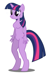 Size: 487x755 | Tagged: safe, artist:flash equestria photography, character:twilight sparkle, species:anthro, species:unguligrade anthro, barbie doll anatomy, body horror, eldritch abomination, female, simple background, solo, white background, why