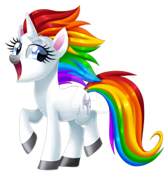 Size: 1024x1073 | Tagged: safe, artist:centchi, oc, oc only, species:pony, species:unicorn, commercial reference, soft serve, solo, squatty potty, watermark