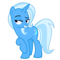 Size: 2200x2200 | Tagged: safe, artist:the smiling pony, derpibooru original, character:trixie, species:pony, species:unicorn, .svg available, bedroom eyes, female, mare, simple background, smiling, solo, svg, transparent background, vector