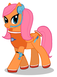Size: 888x1191 | Tagged: safe, artist:mykegreywolf, ponified, sega, solo, space channel 5, ulala