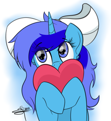 Size: 5000x5450 | Tagged: safe, artist:airfly-pony, rcf community, oc, oc only, oc:spacelight, species:pony, species:unicorn, absurd resolution, bow, female, heart, mare, solo