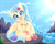 Size: 5000x4000 | Tagged: safe, artist:pvrii, character:princess skystar, species:bird, species:classical hippogriff, species:hippogriff, g4, my little pony: the movie (2017), absurd resolution, cloud, cloven hooves, cute, female, freckles, jewelry, looking at you, necklace, ocean, pearl, seashell necklace, shelldon, shelly, sky, skyabetes, smiling, solo, sun, water