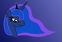 Size: 1024x688 | Tagged: safe, artist:platinumdrop, character:princess luna, species:alicorn, species:pony, gimp, sad