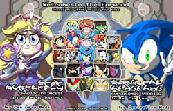Size: 729x469 | Tagged: safe, artist:terry, character:discord, character:sonic the hedgehog, character:twilight sparkle, awesome fighting game concept, barely pony related, crossover, digimon, doctor eggman, duck tales, fighting game, garnet (steven universe), hekapoo, mario, megaman, metalgreymon, pharaoh man, rayman, rocket raccoon, samurai jack, scrooge mcduck, shadow the hedgehog, sonic the hedgehog (series), star butterfly, star vs the forces of evil, steven universe, the literal bottom of the productivity barrel, the powerpuff girls, undertale, undyne, zero