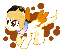 Size: 1024x823 | Tagged: safe, artist:mintoria, oc, oc only, species:pegasus, species:pony, female, mare, simple background, solo, transparent background, two toned wings