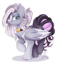 Size: 1600x1742 | Tagged: safe, artist:pvrii, oc, oc only, species:pegasus, species:pony, female, hybrid, mare, monster mare, monster pony, octopony, octopus, original species, simple background, smiling, solo, tentacles, transparent background
