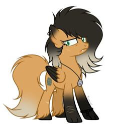Size: 1024x1128 | Tagged: safe, artist:mintoria, oc, oc:silvia paw, female, fox pony, original species, simple background, solo, transparent background, wings