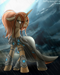 Size: 1280x1586 | Tagged: safe, alternate version, artist:airfly-pony, rcf community, armor, commission, kerrigan, solo, starcraft, starcraft 2