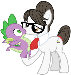 Size: 1948x2038 | Tagged: safe, artist:jeatz-axl, artist:sulyo, character:raven inkwell, character:spike, species:dragon, ship:ravenspike, i need an adult, kissing, shipping, simple background, transparent background, winged spike