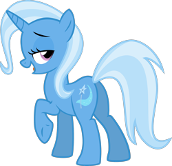 Size: 2310x2231 | Tagged: safe, artist:the smiling pony, character:trixie, species:pony, species:unicorn, butt, female, mare, plot, simple background, solo, transparent background, vector