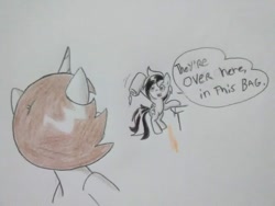 Size: 1084x813 | Tagged: safe, artist:paper view of butts, oc, oc:hiraeth luvsic, oc:paper butt, species:pegasus, species:pony, species:unicorn, color, colored, comic, comic strip, cute, cutie mark, dialogue, female, horn, male, mare, paper towels, stallion, traditional art, wings